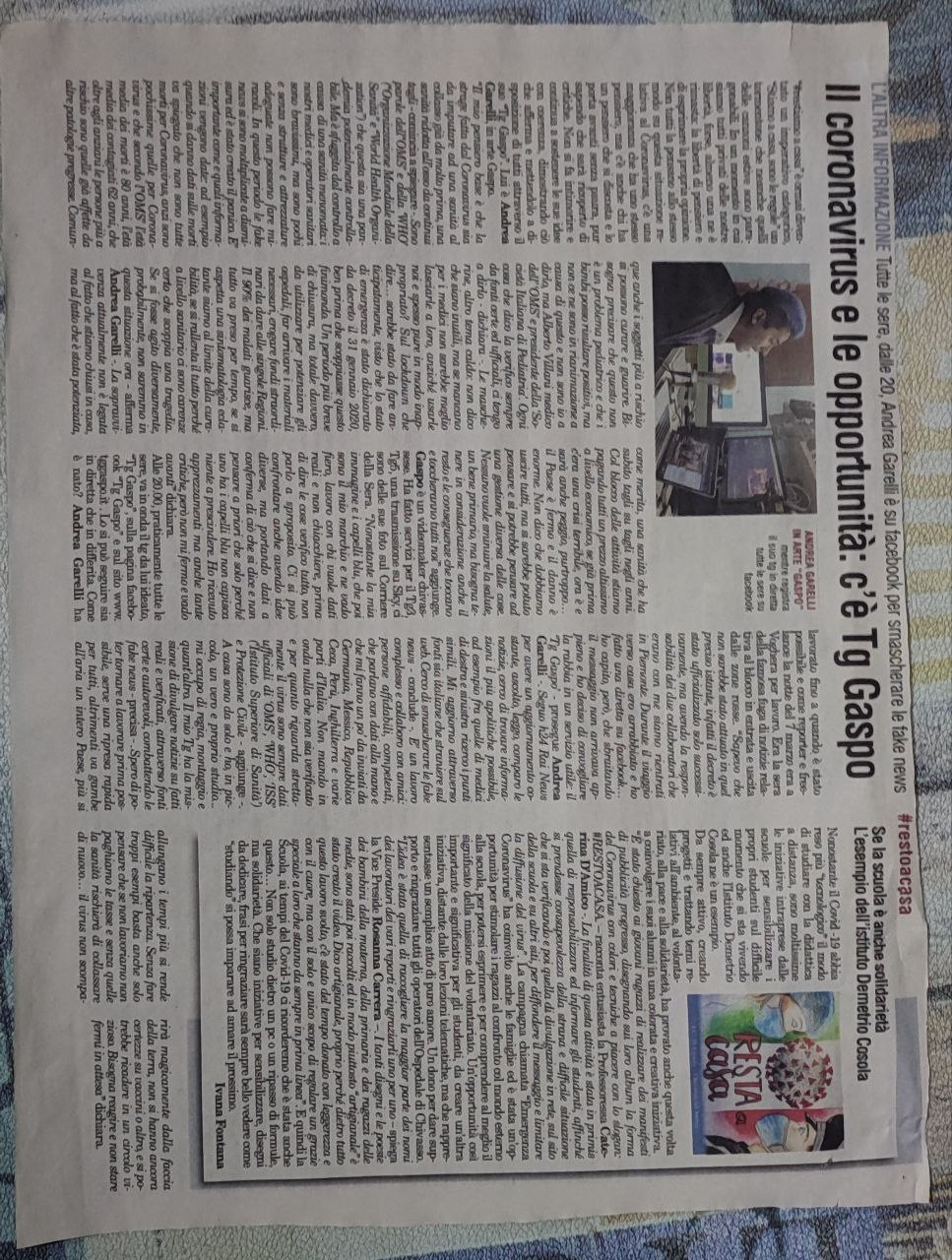 Newspaper article
